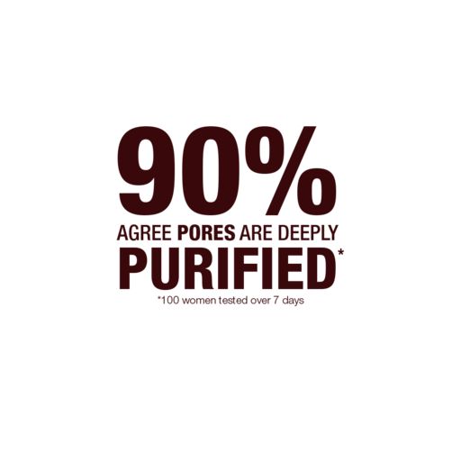 Goddess Cleansing Ritual Skincare Claim 91% agree pores are deeply purified. 100 women tested over 7 days