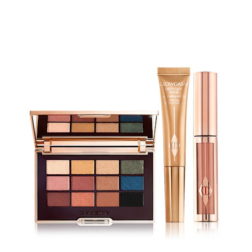 The Icons Palette, Hollywood Lipstick and Beauty Light Wand Goldgasm Bundle The Icons Palette, Hollywood Lipstick and Beauty Light Wand Goldgasm Bundle