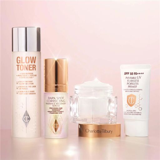 Glow Toner, Dark Spot Serum, Magic Cream, UV Primer Glow Toner, Dark Spot Serum, Magic Cream, UV Primer