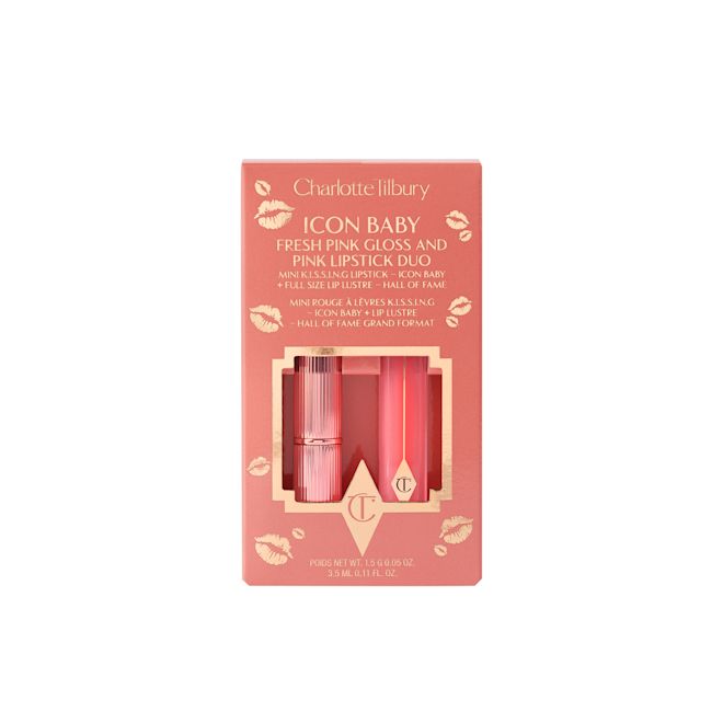 Lip Gloss & Mini Lipstick Kit in Icon Baby Lip Gloss & Mini Lipstick Kit in Icon Baby