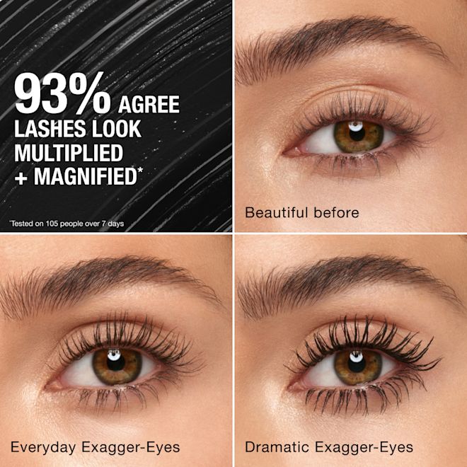 Exagger-Eyes Mascara Infografik - Aufbaubar Exagger-Eyes Mascara Infografik - Aufbaubar