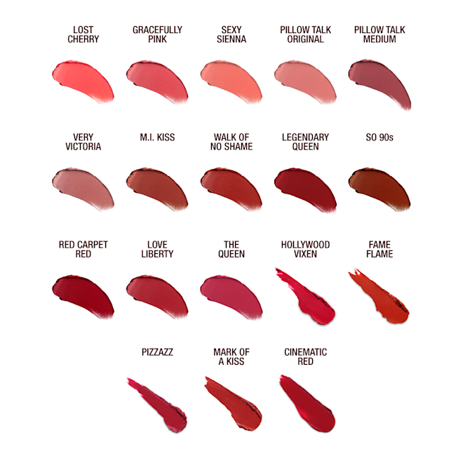 Matte Revolution swatches Matte Revolution swatches