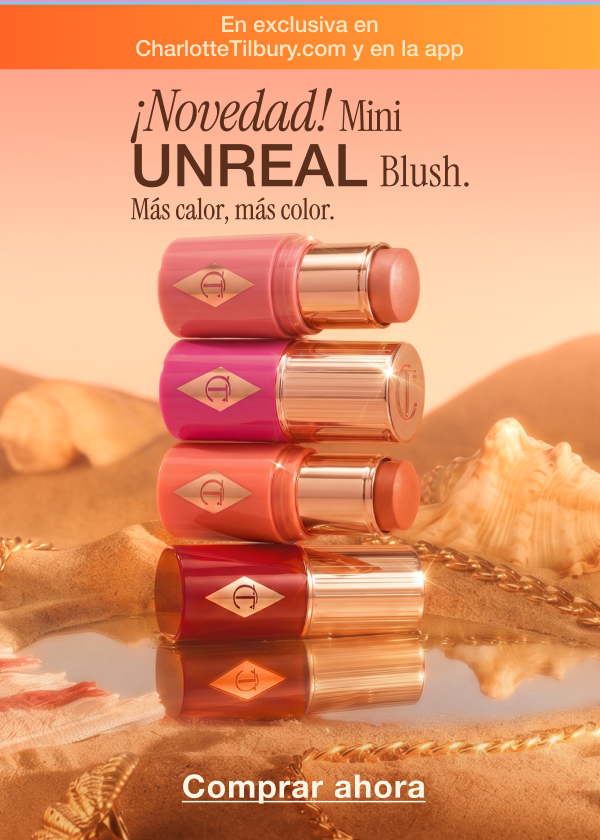 ¡NOVEDAD! Mini Unreal Blush. Más calor, más color. ¡NOVEDAD! Mini Unreal Blush. Más calor, más color.