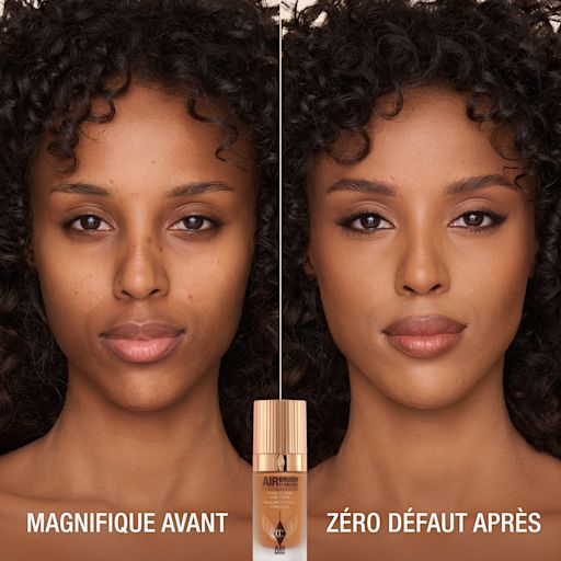 AIRBRUSH FLAWLESS FOUNDATION AVANT ET APRÈS teinte 12 Cool (Froid) AIRBRUSH FLAWLESS FOUNDATION AVANT ET APRÈS teinte 12 Cool (Froid)