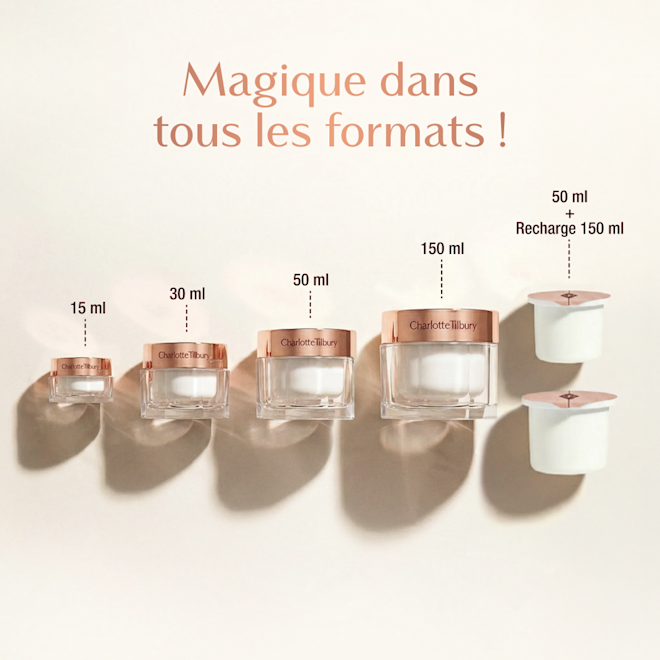 Magic Cream - infographie sur les formats Magic Cream - infographie sur les formats