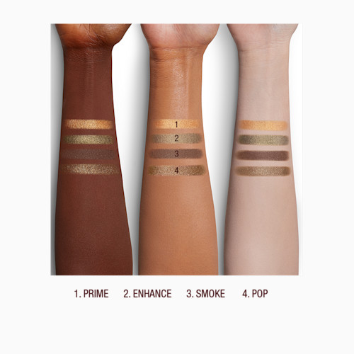 The Rebel Eyeshadow Luxury Palette Arm Swatch The Rebel Eyeshadow Luxury Palette Arm Swatch