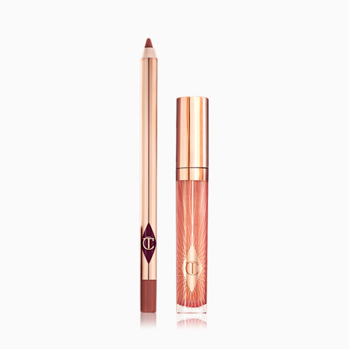 Luscious Lip Slick in Peachy Plump Open Packshot Luscious Lip Slick in Peachy Plump Open Packshot
