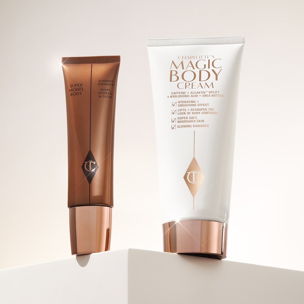Charlotte's Magic Body Cream and Supermodel Body are must-haves for your body care routine
