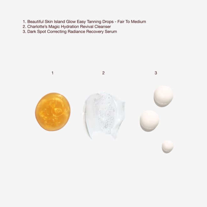 ISLAND GLOW SKIN KIT - Texture swatch ISLAND GLOW SKIN KIT - Texture swatch