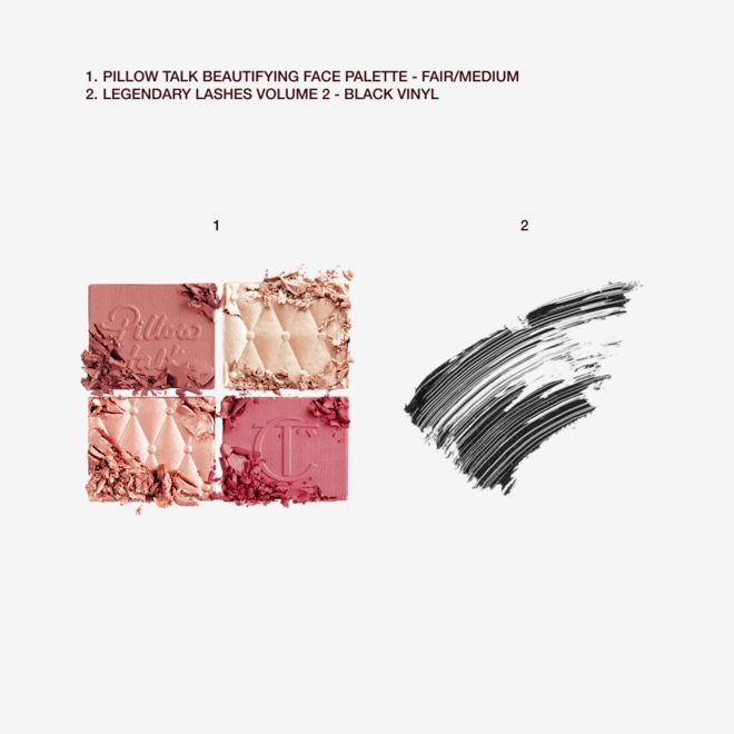 Pillow Talk Glow Legendary Lashes Duo swatches Pillow Talk Glow Legendary Lashes Duo swatches