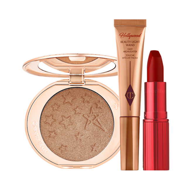 Charlotte's Hollywood Cheeks & Red Lips Kit Charlotte's Hollywood Cheeks & Red Lips Kit