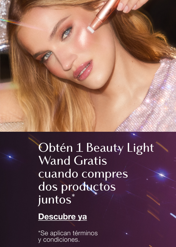 UN MÁGICO 20% DE DESCUENTO§ EN LOS TRUCOS DE BELLEZA DE CHARLOTTE PARA ESTAS FIESTAS ADEMÁS, OBTÉN UNA BEAUTY LIGHT WAND GRATIS CUANDO COMPRES DOS PRODUCTOS JUNTOS§ UN MÁGICO 20% DE DESCUENTO§ EN LOS TRUCOS DE BELLEZA DE CHARLOTTE PARA ESTAS FIESTAS ADEMÁS, OBTÉN UNA BEAUTY LIGHT WAND GRATIS CUANDO COMPRES DOS PRODUCTOS JUNTOS§