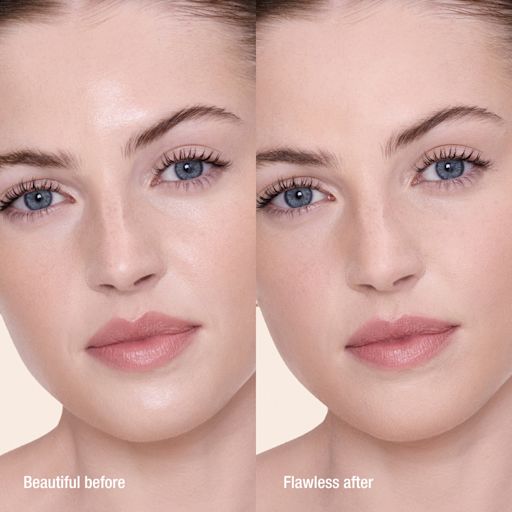 AIRBRUSH FLAWLESS FINISH POWDER - FAIR BEFORE AND AFTER AIRBRUSH FLAWLESS FINISH POWDER - FAIR BEFORE AND AFTER