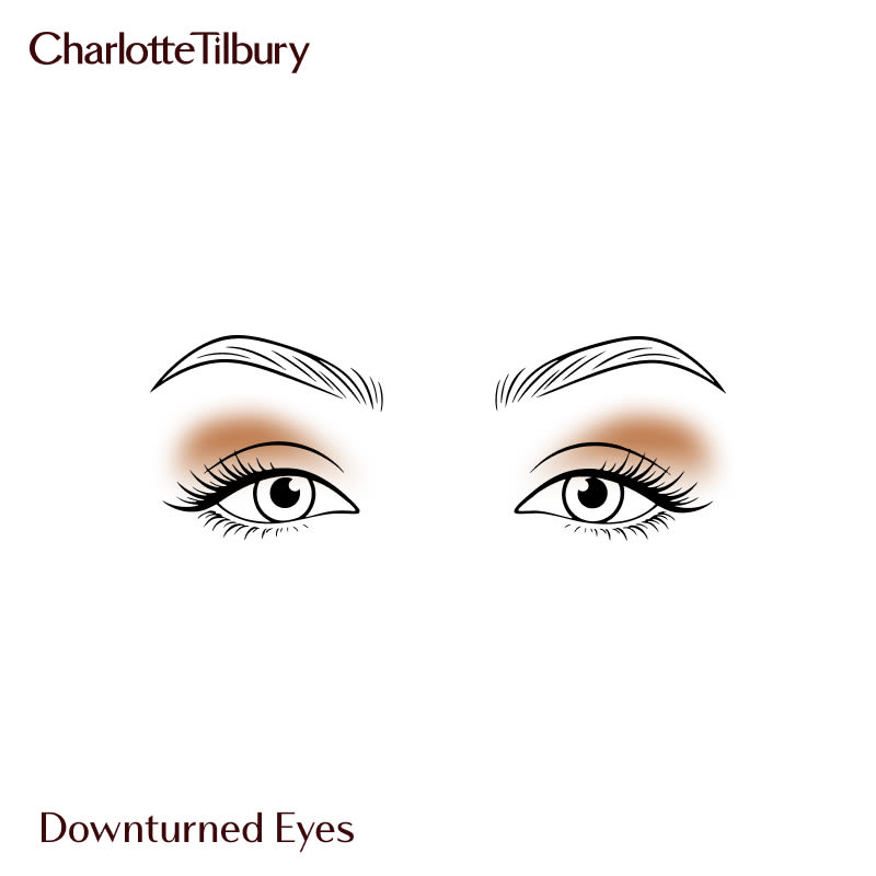 Eyeshadow for downturned eye shape Eyeshadow for downturned eye shape