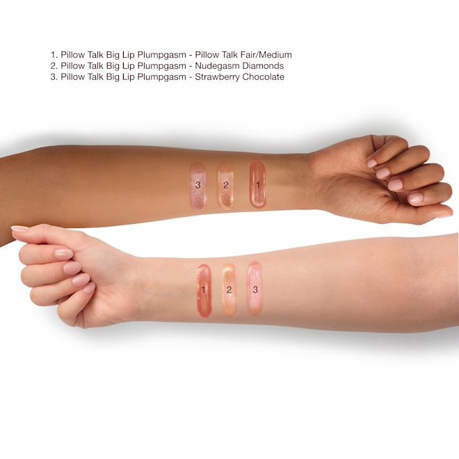BIG LIP PLUMPGASM MINI TRIO ARM SWATCH BIG LIP PLUMPGASM MINI TRIO ARM SWATCH