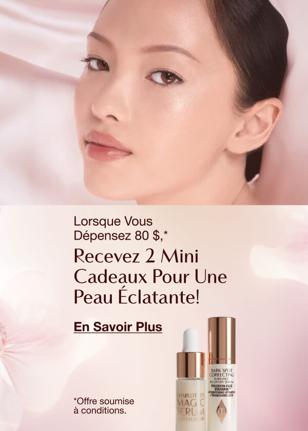 Recevez 2 mini cadeaux pour une peau éclatante Recevez 2 mini cadeaux pour une peau éclatante