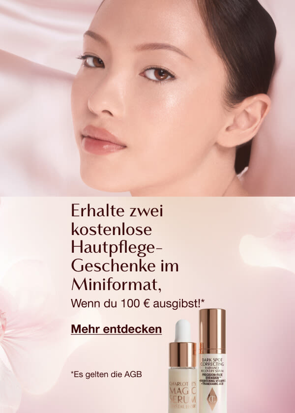 Erhalte zwei kostenlose Mini-Geschenke für strahlende Haut Erhalte zwei kostenlose Mini-Geschenke für strahlende Haut