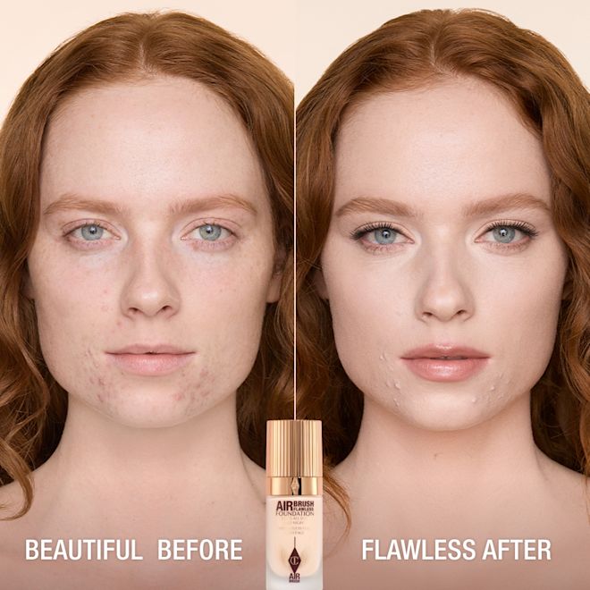 AIRBRUSH FLAWLESS FOUNDATION BEFORE AND AFTER 2 COOL AIRBRUSH FLAWLESS FOUNDATION BEFORE AND AFTER 2 COOL