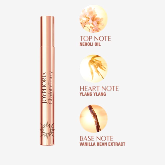 Joyphoria 10ml: Warm Floral Vanilla Perfume EDP key notes Joyphoria 10ml: Warm Floral Vanilla Perfume EDP key notes