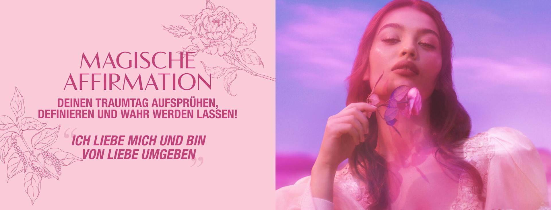 DE-Affirmations 01 Spray, say and design your dream day.