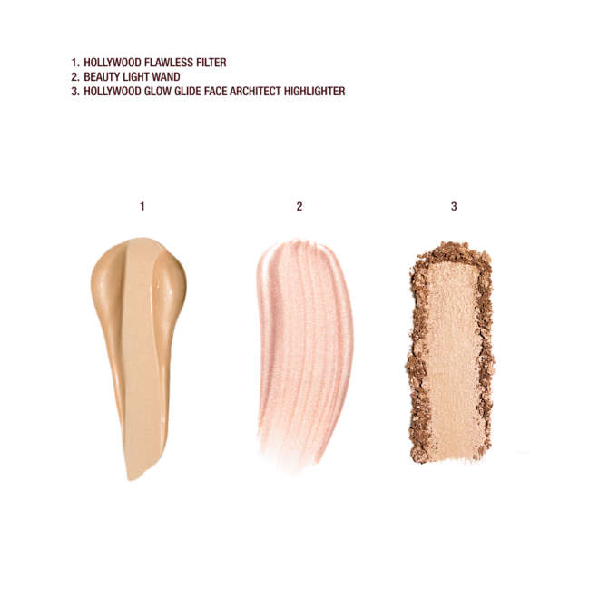 ULTIMATE HOLLYWOOD GLOW KIT SWATCH ULTIMATE HOLLYWOOD GLOW KIT SWATCH