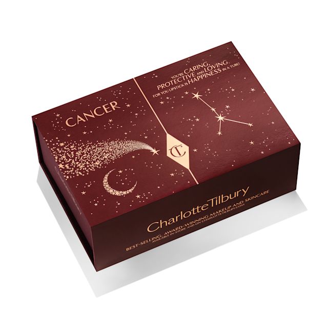 Zodiac Cancer Gifting Sleeve packshot for blog Zodiac gifting sleeve for Cancer to give your Charlotte Tilbury gift a personalised touch