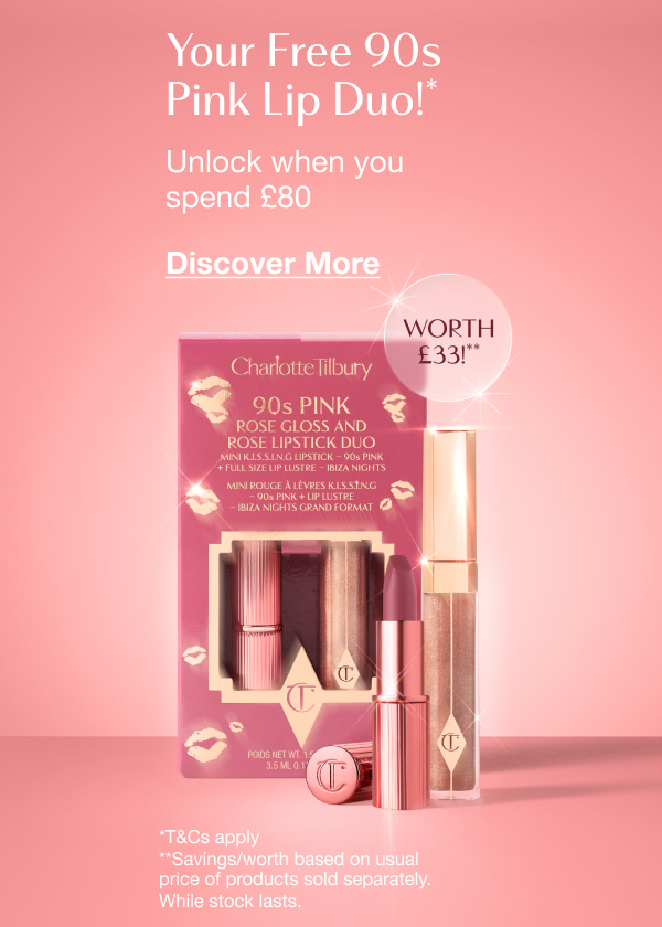 Your Free 90s Pink Lip Duo!* Your Free 90s Pink Lip Duo!*