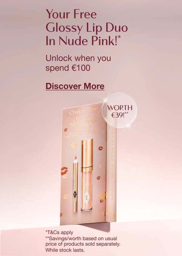 Your Free Glossy Lip Duo In Nude Pink!* Your Free Glossy Lip Duo In Nude Pink!*