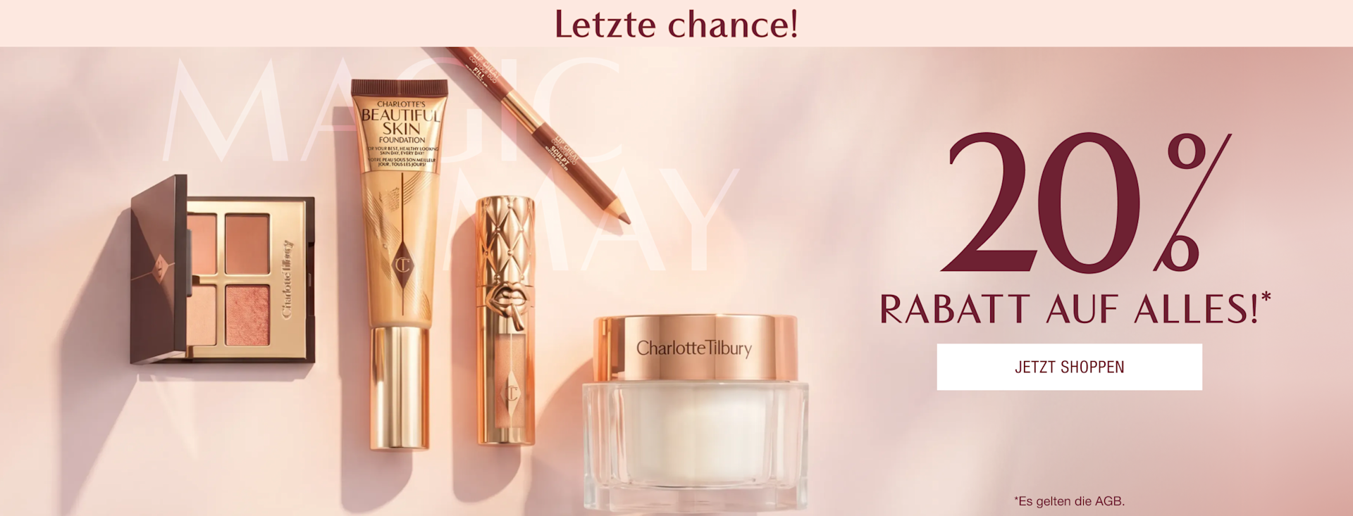 20 % Rabatt auf alles!* 20 % Rabatt auf alles!*