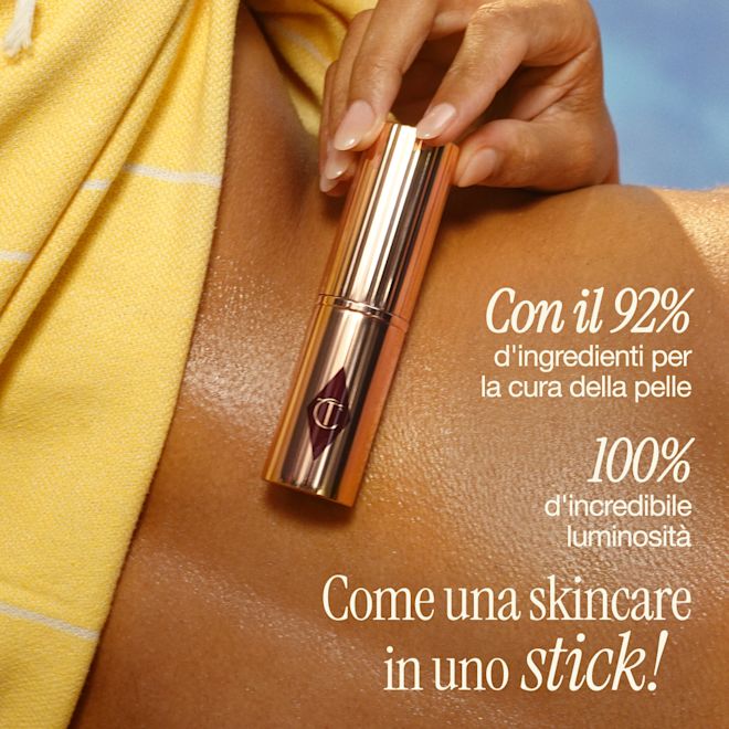 Unreal Highlighter Stick - Skincare Infographic Unreal Highlighter Stick - Skincare Infographic