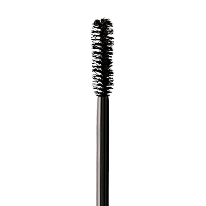 Legendary Lashes Mascara wand A black-coloured mascara wand with a thick head and fine bristles.