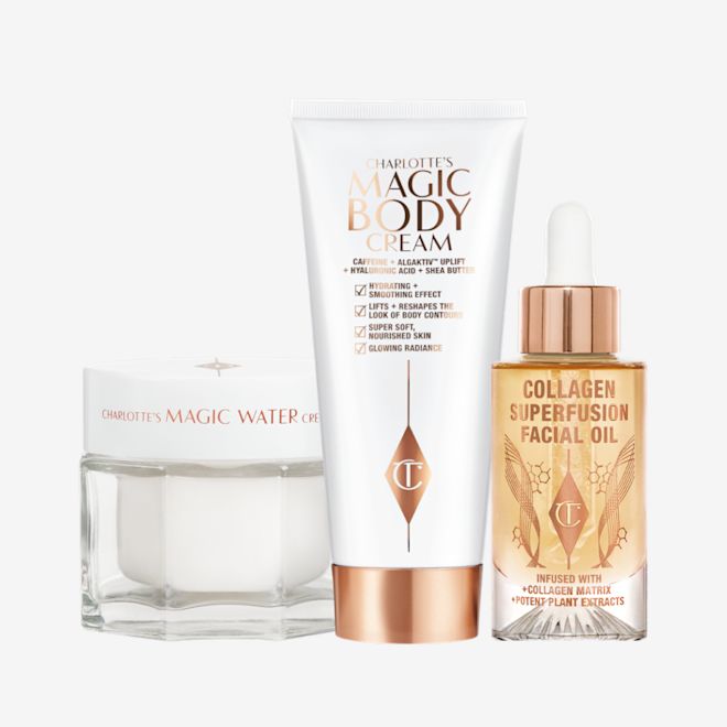 40% OFF: Charlotte's Plump & Glow Skincare Kit 40% OFF: Charlotte's Plump & Glow Skincare Kit