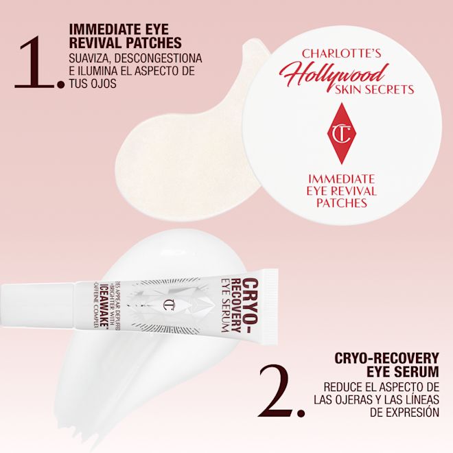 ESUS EYE PATCHES + CRYO EYE SERUM ROUTINE The Eye Immediate Duo