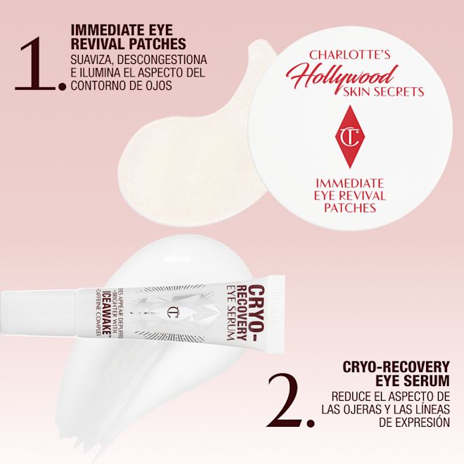 ES EYE PATCHES + CRYO EYE SERUM ROUTINE The Eye Immediate Duo