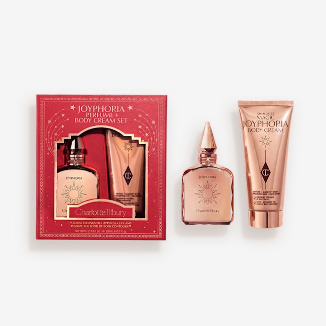 Packshot with Products JOYPHORIA PERFUME + BODY CREAM SET Holiday 2026 Packshot with Products JOYPHORIA PERFUME + BODY CREAM SET Holiday 2026