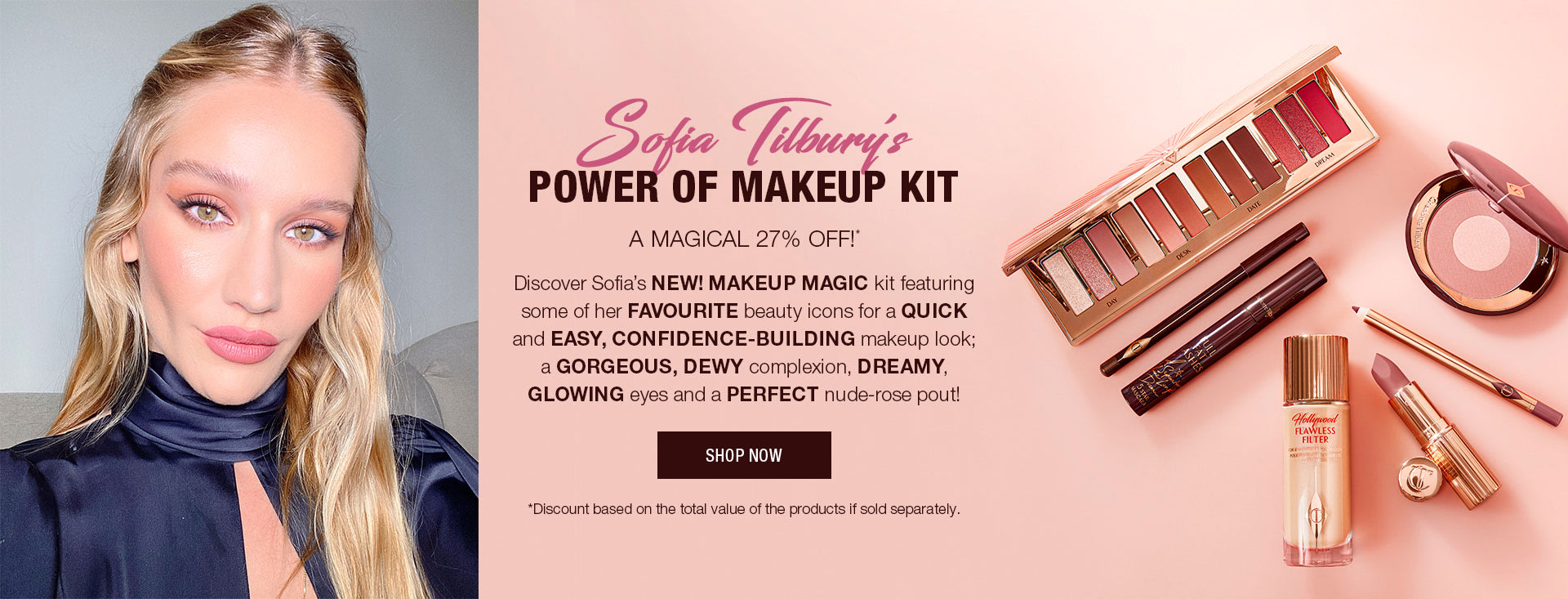 Sofia Power of Makeup bundle hero UK Sofia Power of Makeup bundle
