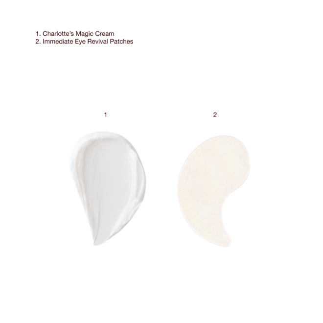 Magic Cream + Revival Eye Patches texture swatch Magic Cream + Revival Eye Patches texture swatch