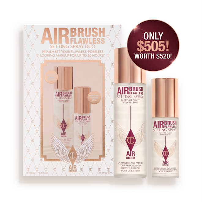 ADHOC 250001 img p RJ 0125 SETTING SPRAY DUO Airbrush Flawless Setting Spray Duo: Travel + Full Size Setting Spray