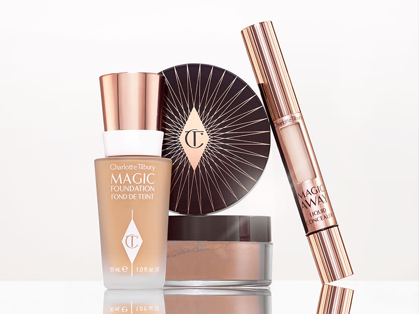 Face Gifts Charlotte Tilbury Magic Foundation, Magic Away Concealer and Genius Magic Powder