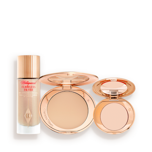 Charlotte's Flawless Complexion Trio: Set, Colour Correct + Glow Charlotte's Flawless Complexion Trio: Set, Colour Correct + Glow