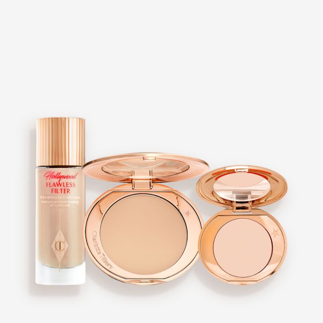 Charlotte's Flawless Complexion Trio: Set, Colour Correct + Glow Charlotte's Flawless Complexion Trio: Set, Colour Correct + Glow