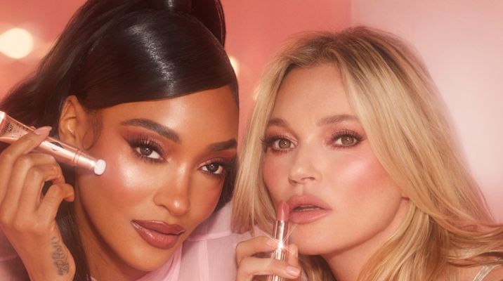 Kate Moss and Jourdan Dunn wearing Pillow Talk makeup looks