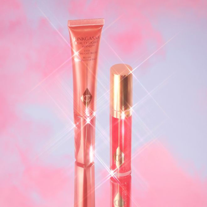 LOVEGASM PINKGASM SUNSET BEAUTY LIGHT WAND AND JEWEL LIPS LOVEGASM PINKGASM SUNSET BEAUTY LIGHT WAND AND JEWEL LIPS