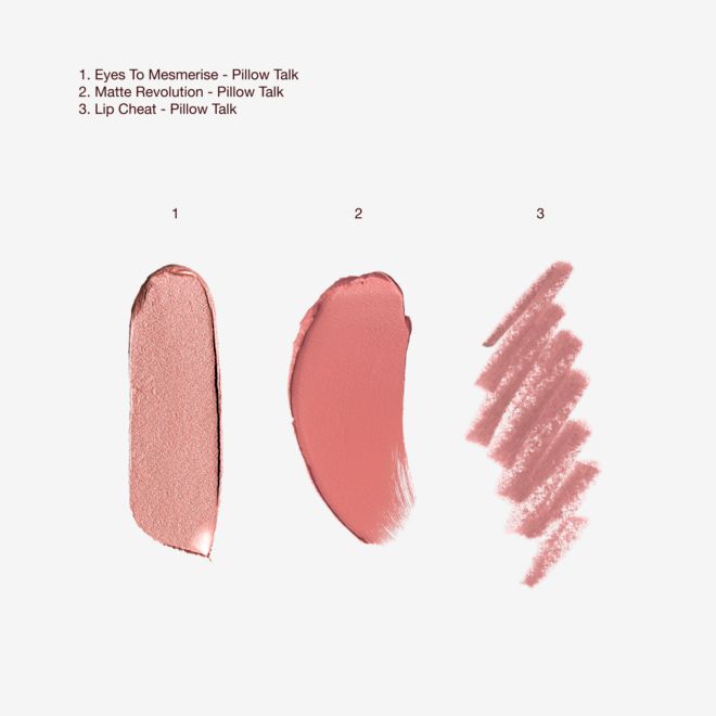 Texture Swatch of PILLOW TALK ICONS ON THE GO Holiday 2026 Texture Swatch of PILLOW TALK ICONS ON THE GO Holiday 2026
