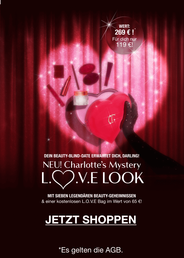 NEUE! Charlotte’s Mystery L.O.V.E Look MIT SIEBEN LEGENDÄREN BEAUTY-GEHEIMNISSEN NEUE! Charlotte’s Mystery L.O.V.E Look MIT SIEBEN LEGENDÄREN BEAUTY-GEHEIMNISSEN