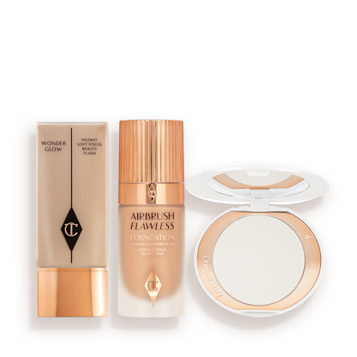 AIRBRUSH FLAWLESS BRIGHTEN + GLOW KIT PACKSHOT AIRBRUSH FLAWLESS BRIGHTEN + GLOW KIT PACKSHOT