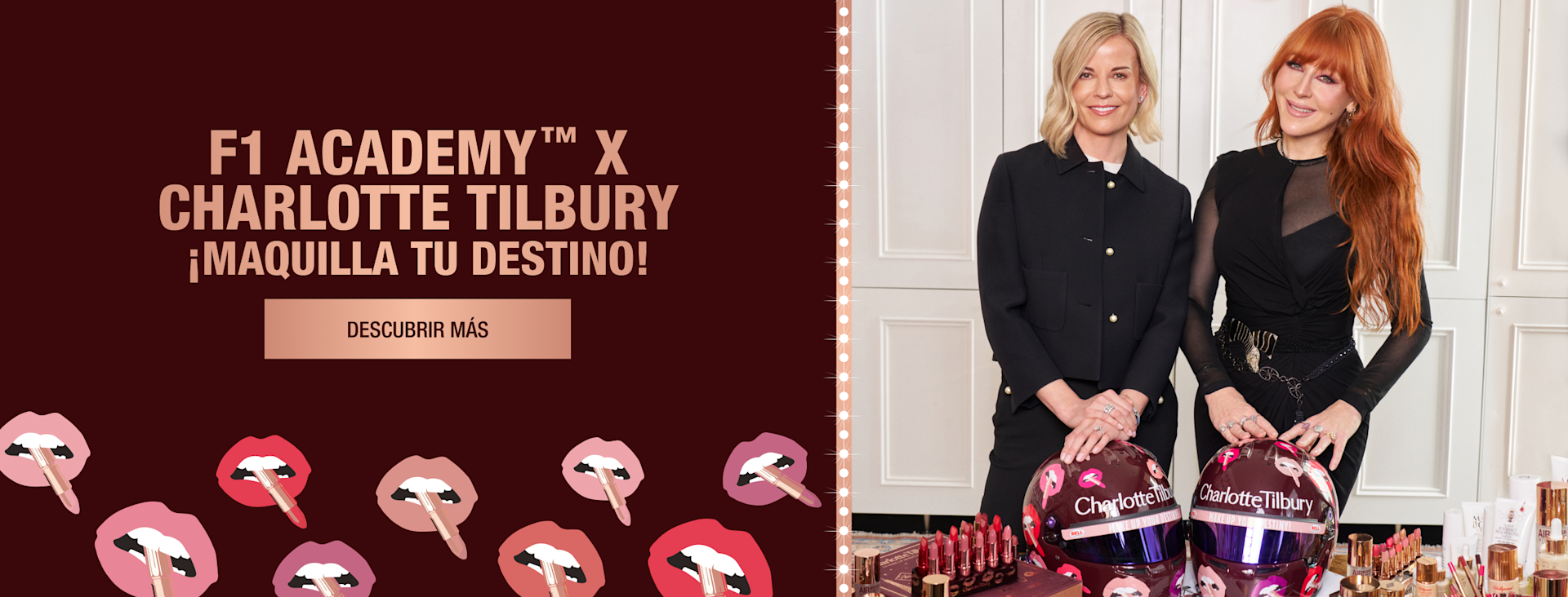 F1 Academy x Charlotte Tilbury F1 Academy x Charlotte Tilbury