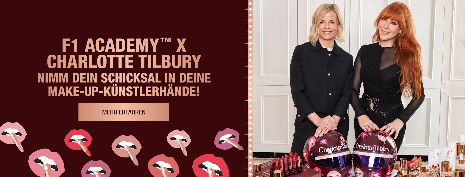 F1 Academy x Charlotte Tilbury F1 Academy x Charlotte Tilbury