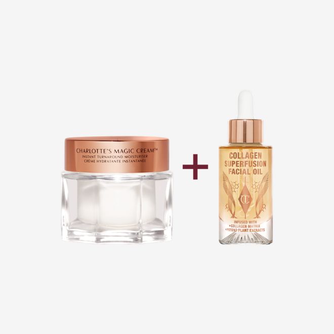 Charlotte's Magic Cream + Collagen Superfusion Facial Oil Duo Charlotte's Magic Cream + Collagen Superfusion Facial Oil Duo