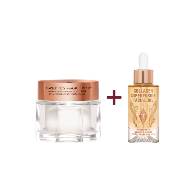 Charlotte's Magic Cream + Collagen Superfusion Facial Oil Duo Charlotte's Magic Cream + Collagen Superfusion Facial Oil Duo